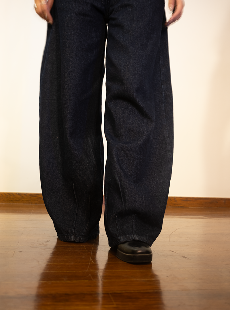 Heritage Balloon Cut Raw Denim | Women's Wide-Leg Jeans