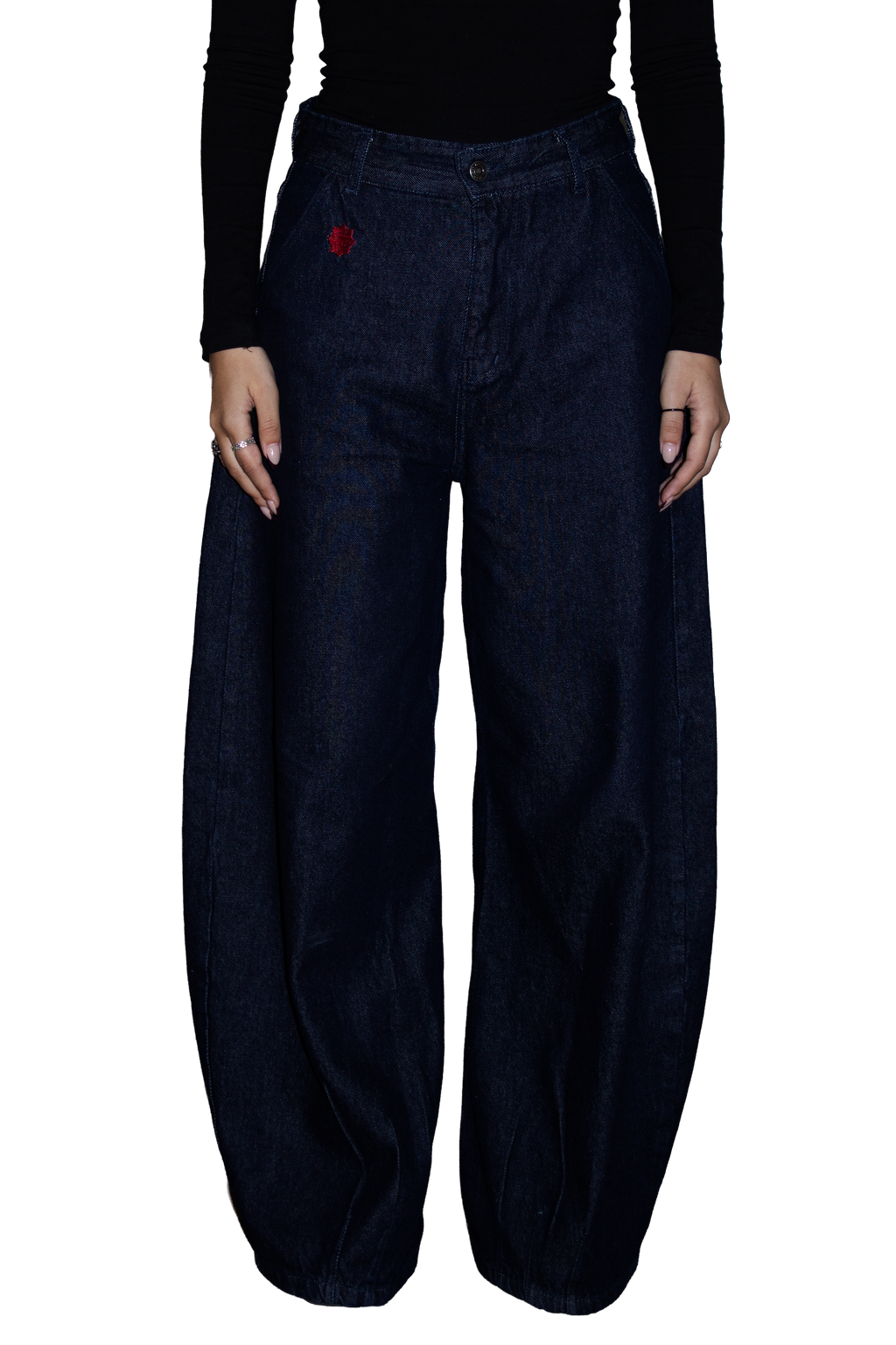 Heritage Balloon Cut Raw Denim | Women's Wide-Leg Jeans