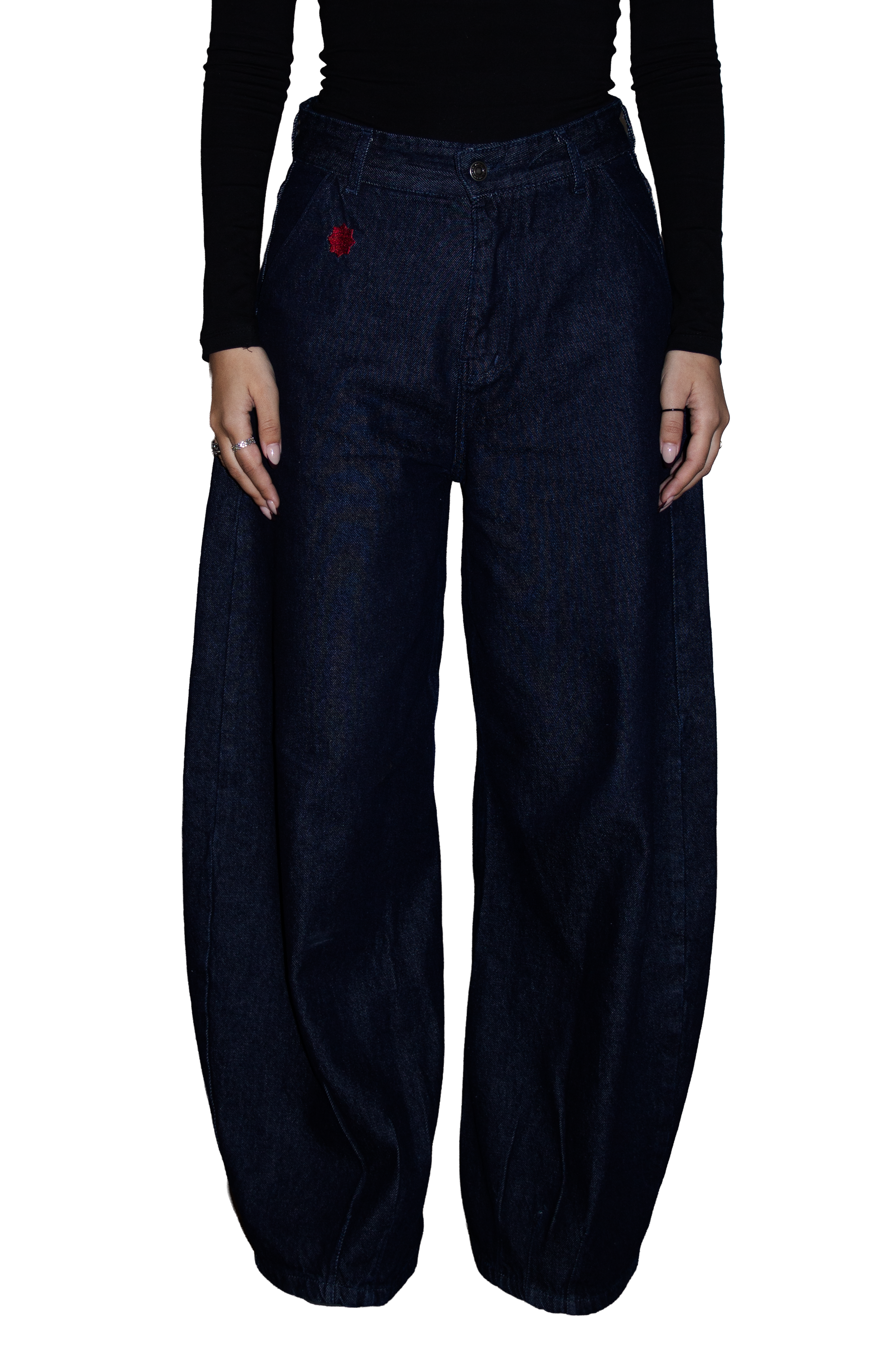 Heritage Balloon Cut Raw Denim | Women's Wide-Leg Jeans